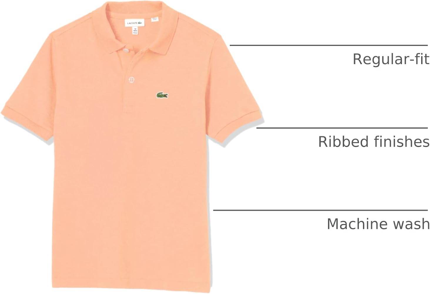 Amazon.com: Lacoste Unisex Kids Short Sleeve Classic Pique